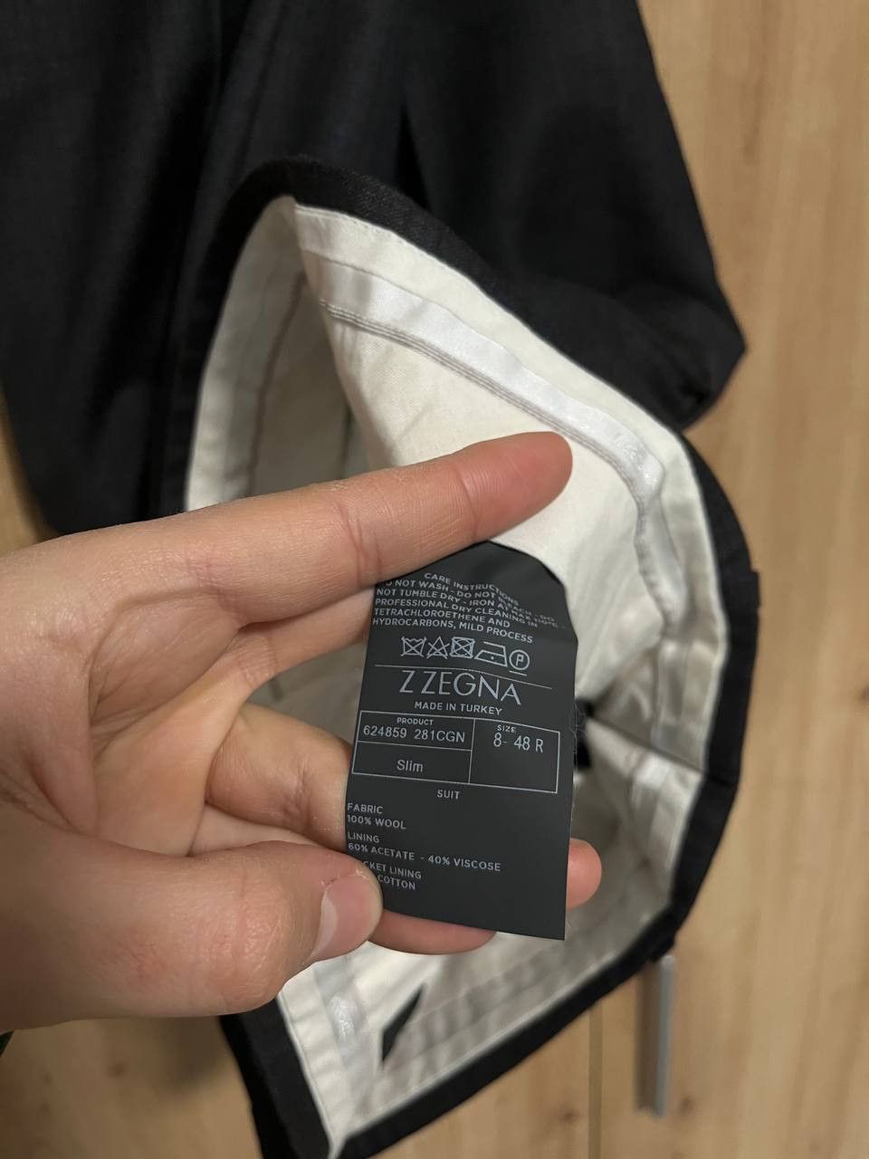 Ermenegildo Zegna × Z Zegna Z ZEGNA SUIT DARK GREY 48R MSRP 1325$ Size 48R - 8 Thumbnail