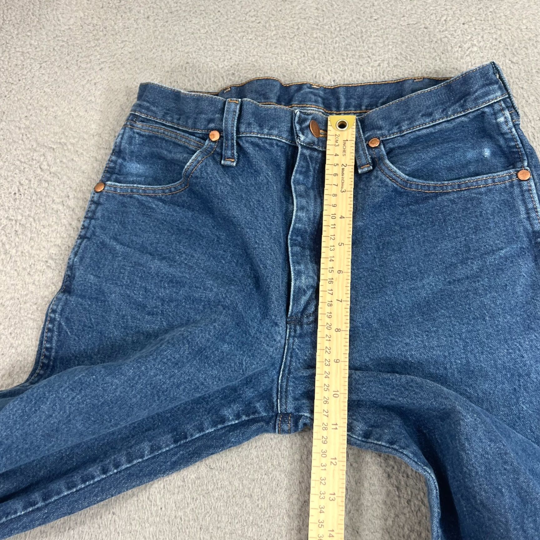 Wrangler Wrangler Jeans 1013MWZ Men 30 Blue Denim 30X32 Straight 5-Pocket Regular Size Wrangler Size US 30 / EU 46 - 6 Thumbnail