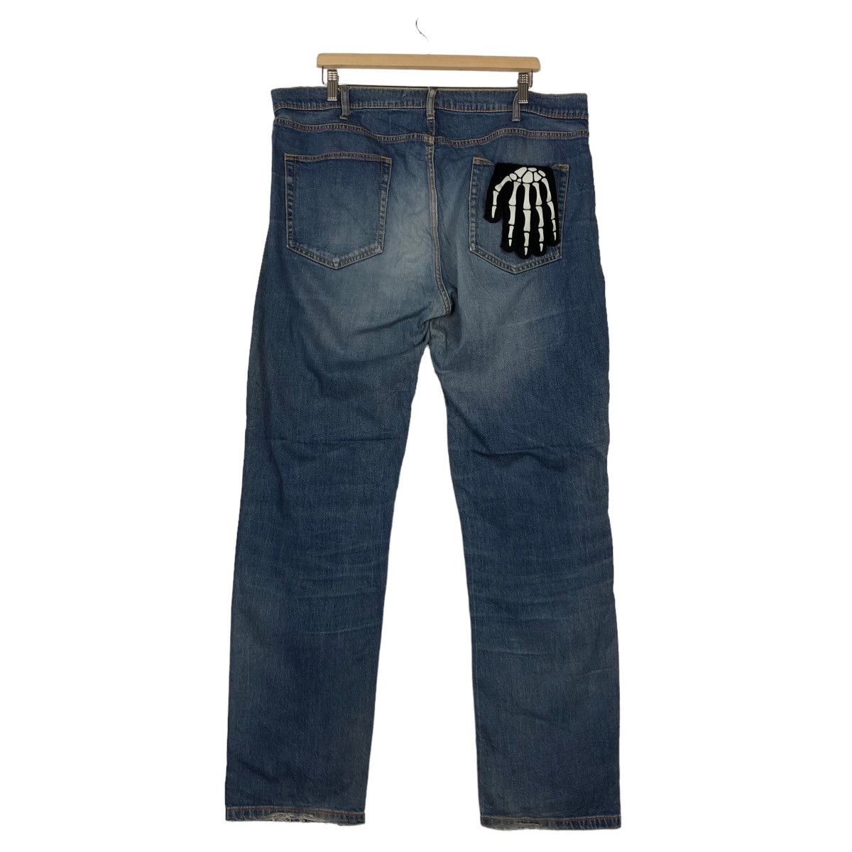 Japanese Brand 🔥VINTAGE DISTRESSED DENIM JEANS JAPAN INSPIRE ISSEY MIYAKE Size US 40 / EU 56 - 7 Thumbnail