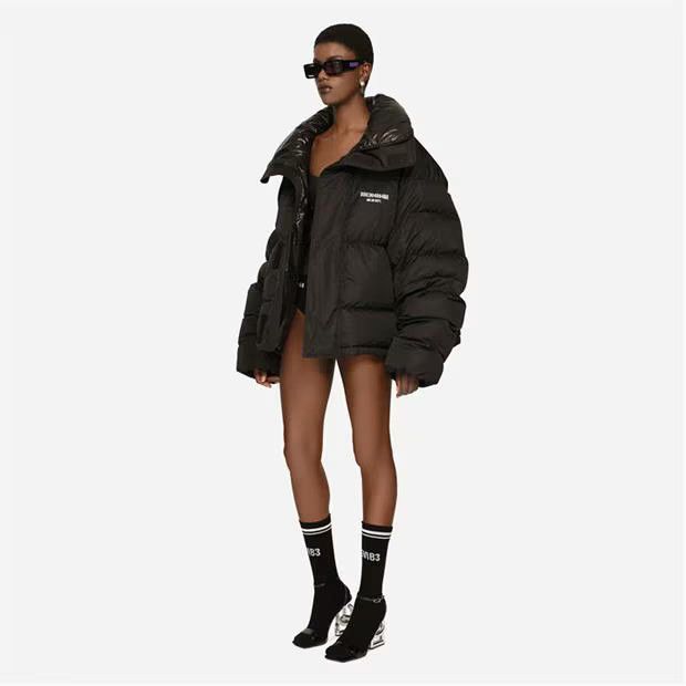 Dolce & Gabbana o1g2r1mq1024 Padded Nylon Down Jacket in Black Size M / US 6-8 / IT 42-44 - 5 Thumbnail