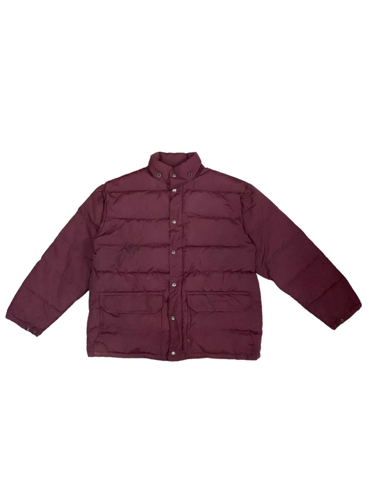 image of Archival Clothing x Winter Session Vintage Next Stage Style Yeezy Kanye West Puffer Jacket in Maroo