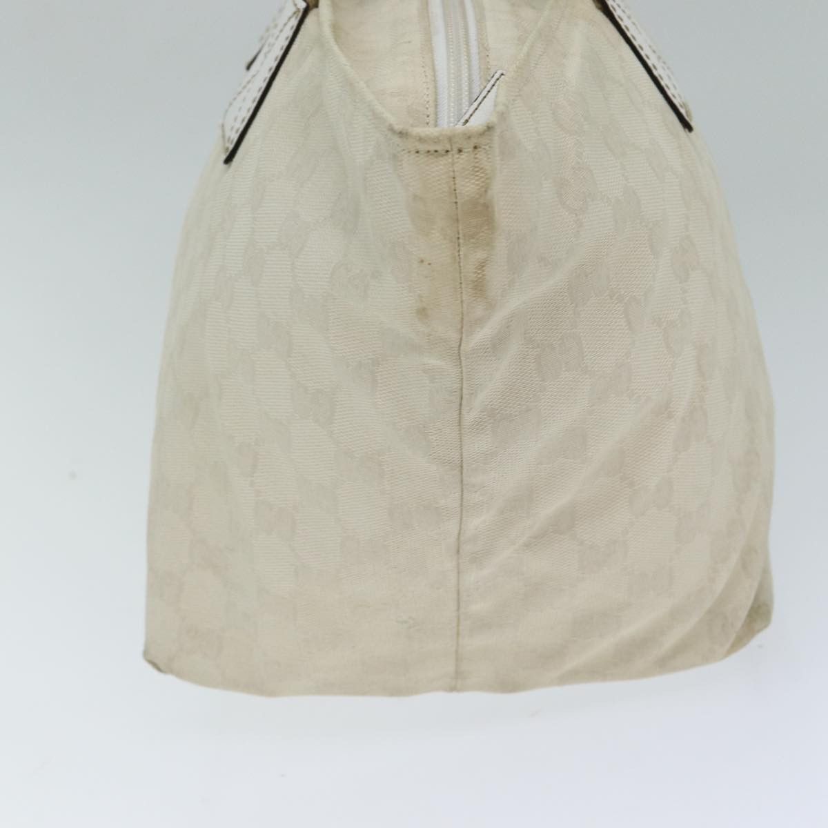 Gucci GUCCI GG Canvas Tote Bag White Size ONE SIZE - 4 Thumbnail