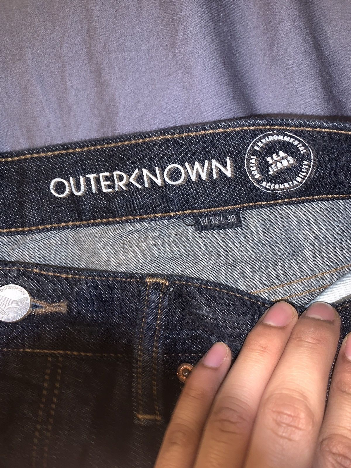 Outerknown Outerknown SEA Selvedge Denim Jeans Size US 33 - 3 Thumbnail
