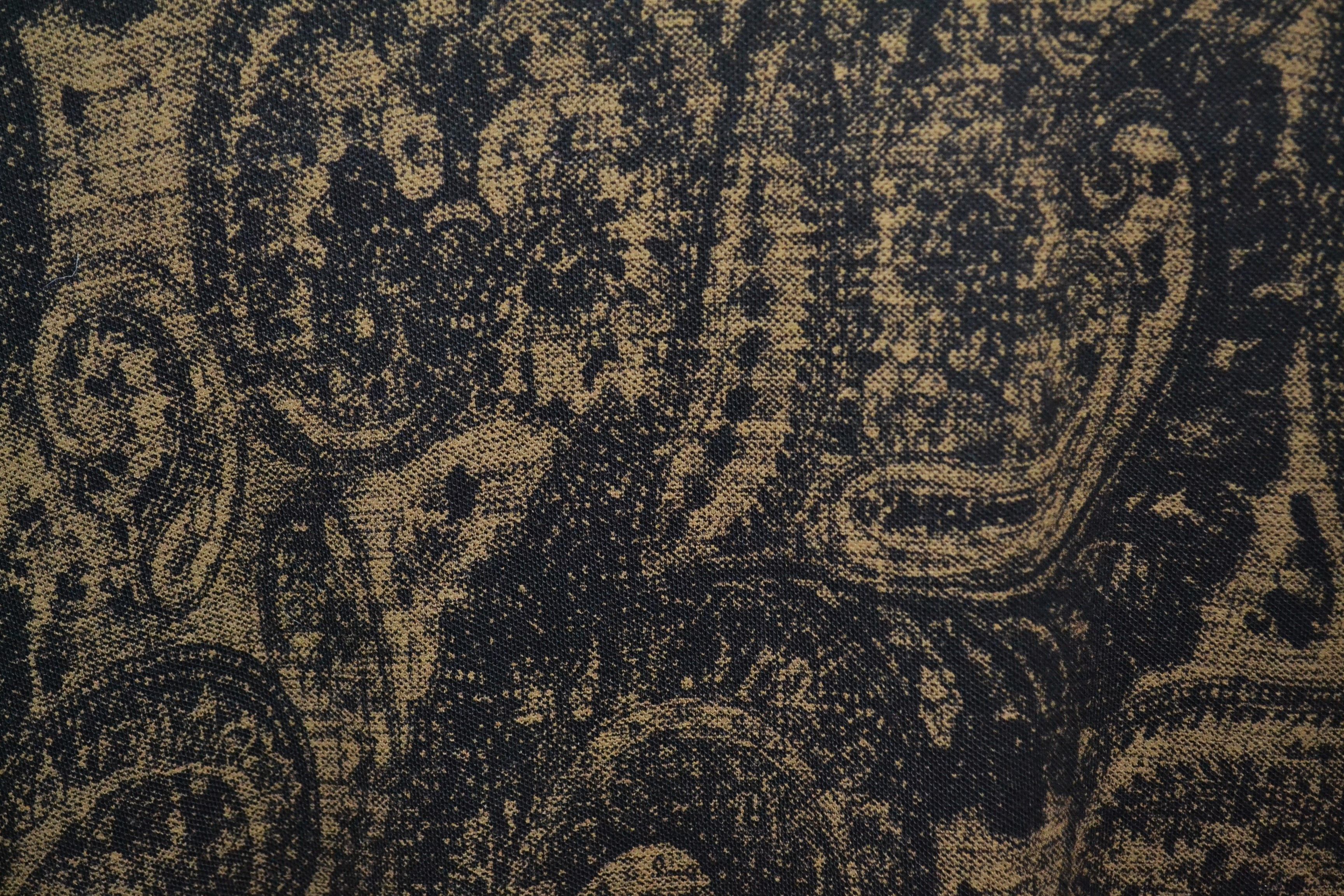 Etro Etro Black Paisley Print Polo Shirt XL Size US XL / EU 56 / 4 - 8 Thumbnail