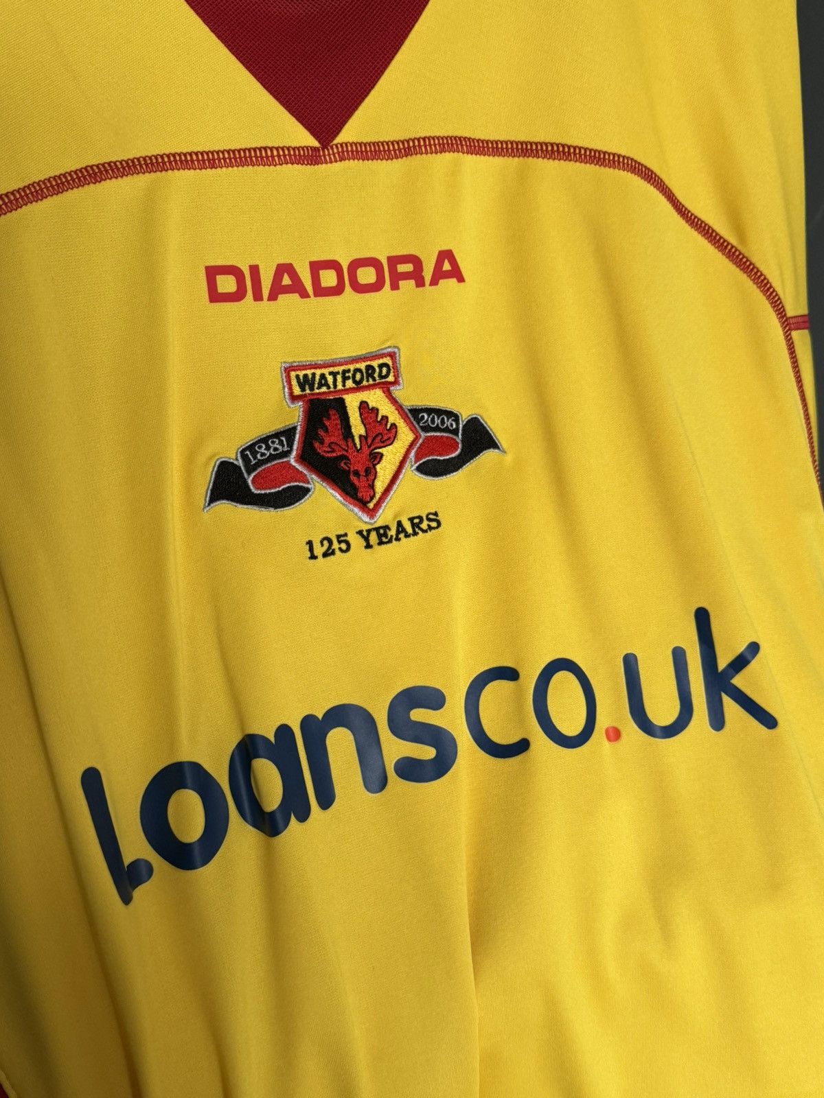 Diadora Watford 06/07 Home Football Jersey Size US M / EU 48-50 / 2 - 3 Thumbnail