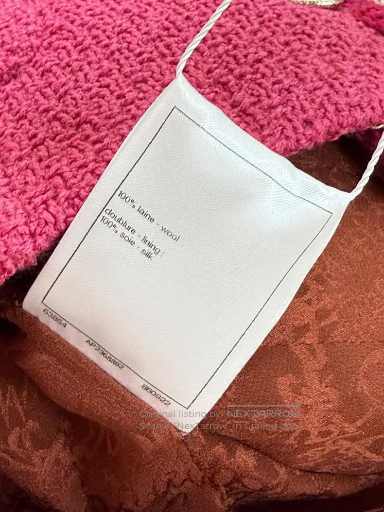 Chanel Chanel Lace rolled-edge two-pocket woven long-sleeved jack Size S / US 4 / IT 40 - 9 Thumbnail