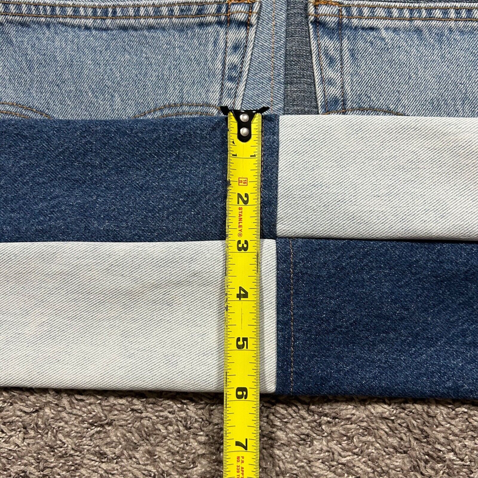 Handmade × Levi's Handmade Patchwork Denim Bag Oversized Tote Shoulder Bag Size ONE SIZE - 9 Thumbnail