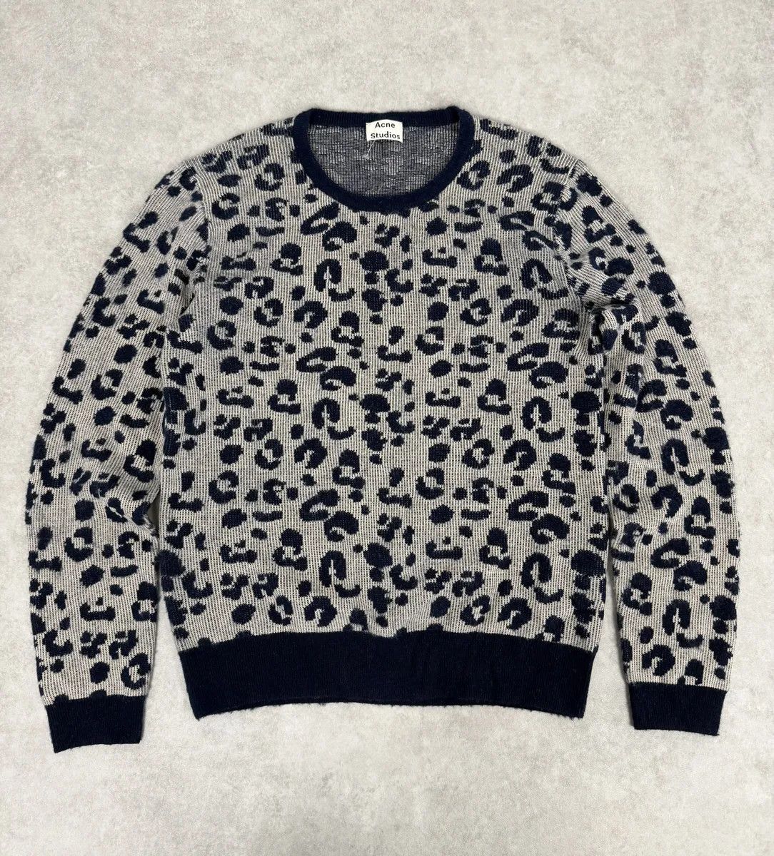 Acne Studios SS2016 Acne Studios Jena Leo JAQ Leopard Grey Wool Sweater Size US M / EU 48-50 / 2 - 1 Thumbnail