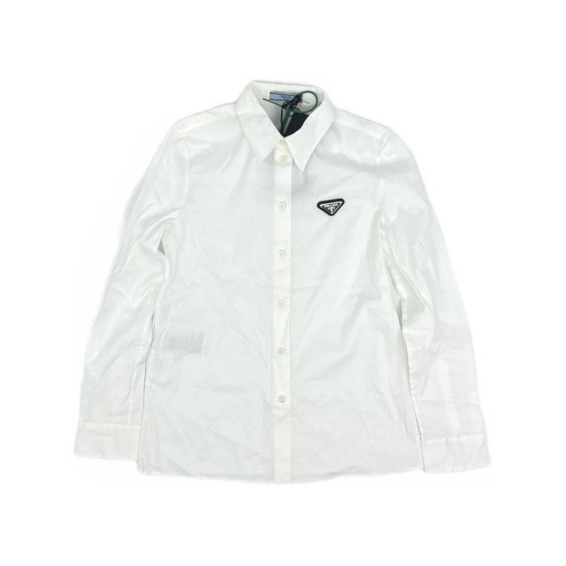 Prada Prada White Classic Collar ButtonUp Shirt-2506 Size US S / EU 44-46 / 1 - 6 Thumbnail
