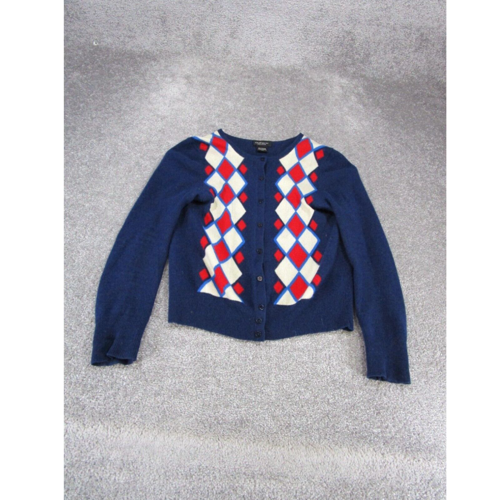 Lord Taylor Vinatge Lord Taylor Sweater Womens Medium Blue Cashmere Button Up Cardigan Grailed