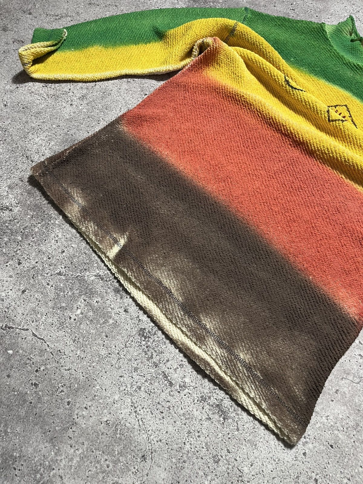 Japanese Brand Vintage Rasta Reggae Jamaica Y2k sweater Size L / US 10 / IT 46 - 8 Thumbnail