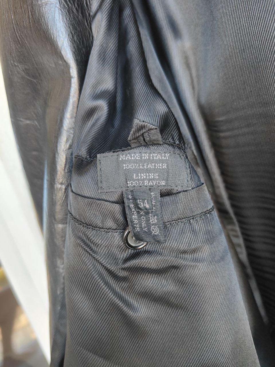Prada Prada Heavyweight Leather 3 Buttons Coat Blazer Jacket Size US L / EU 52-54 / 3 - 9 Thumbnail