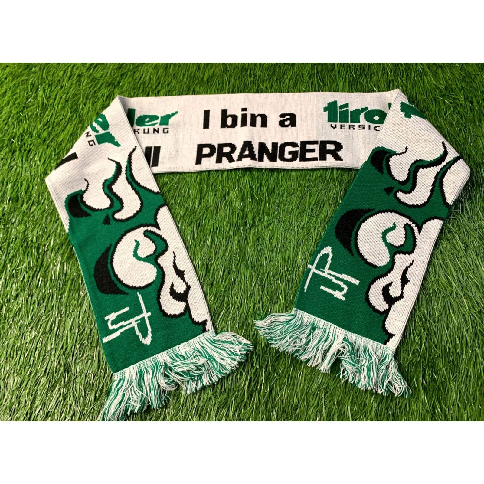Vintage OFFICIAL PRODUCT TIROLER VERSICHERUNG AUSTRIA SCARF One Size White and Green Mens Scarf Size ONE SIZE - 2 Thumbnail