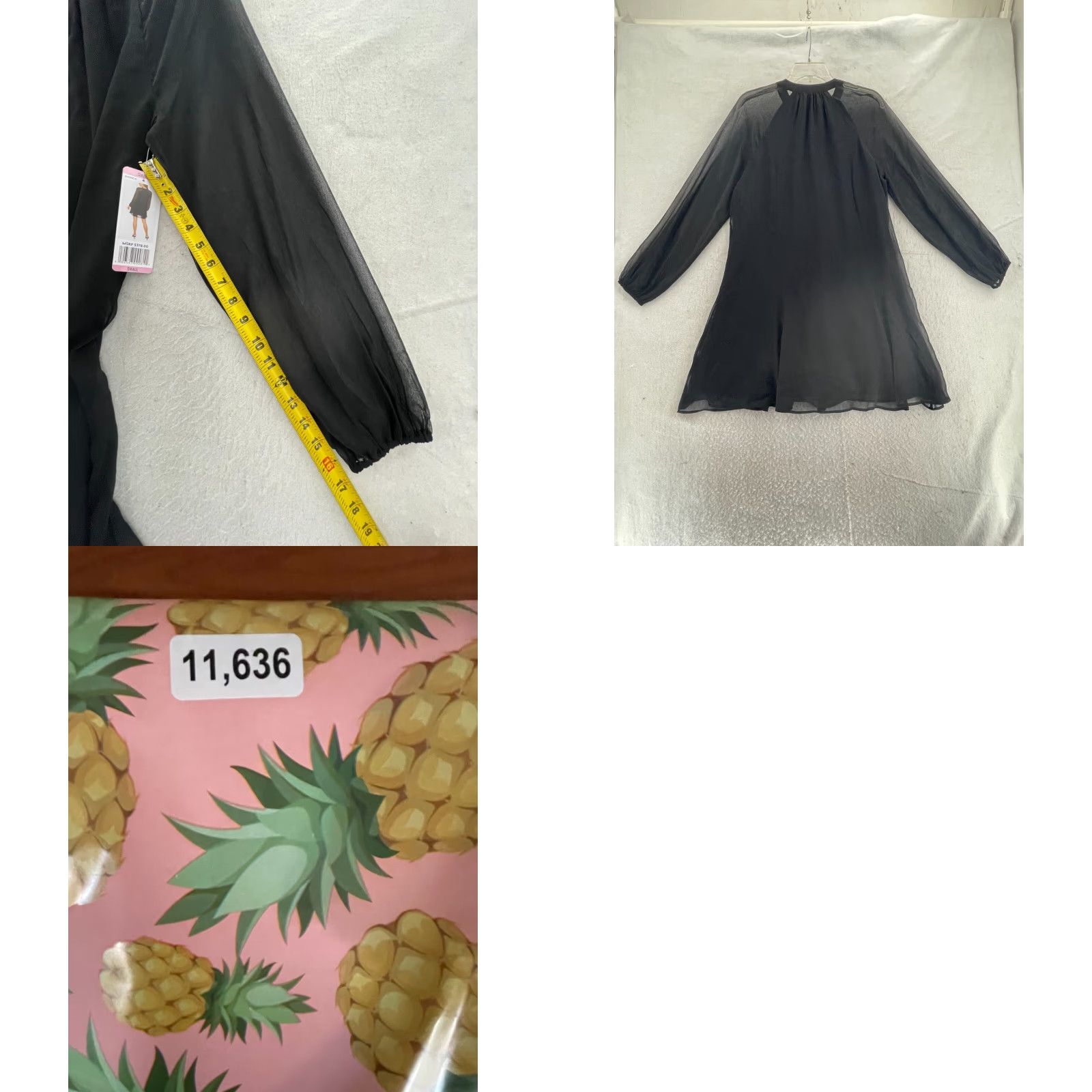 Joie JOIE Dress Ladies Small Black Balloon Sleeve NWT Limited Edition Size S / US 4 / IT 40 - 8 Thumbnail