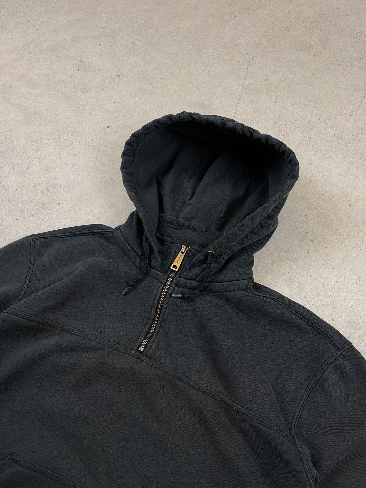 Carhartt × Vintage Carhartt Rain Defender 1/4 Zip Hoodie Size US L / EU 52-54 / 3 - 2 Thumbnail