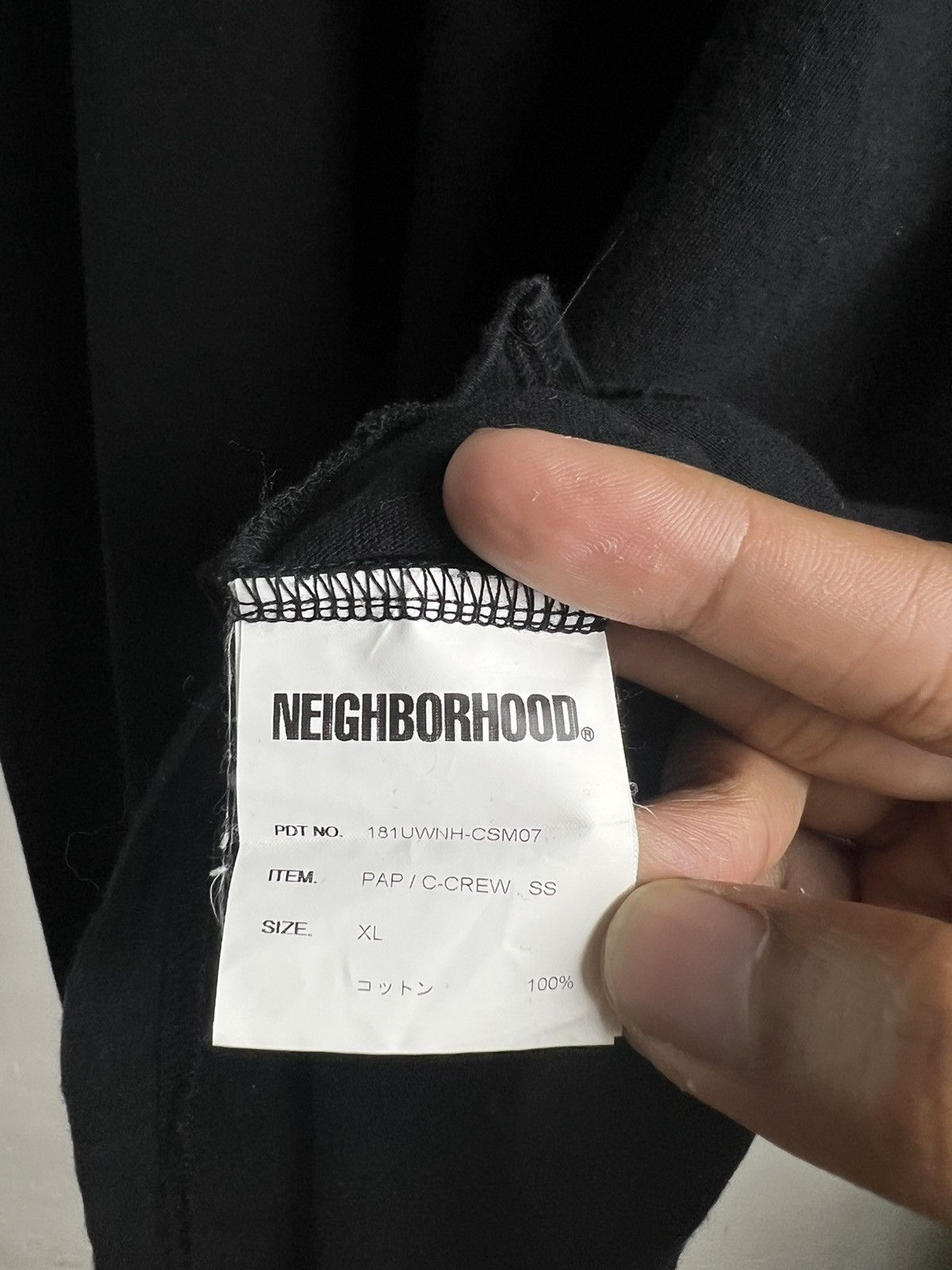 Neighborhood Neighborhood PAP-Crew Tee Embroidered Oversized Size US XL / EU 56 / 4 - 6 Thumbnail