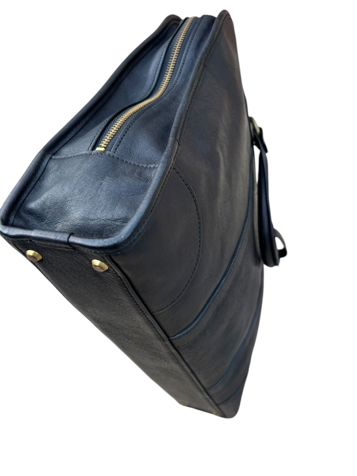 Leather Vintage Porter By Yoshida Black Leather Bag Size ONE SIZE - 14 Thumbnail