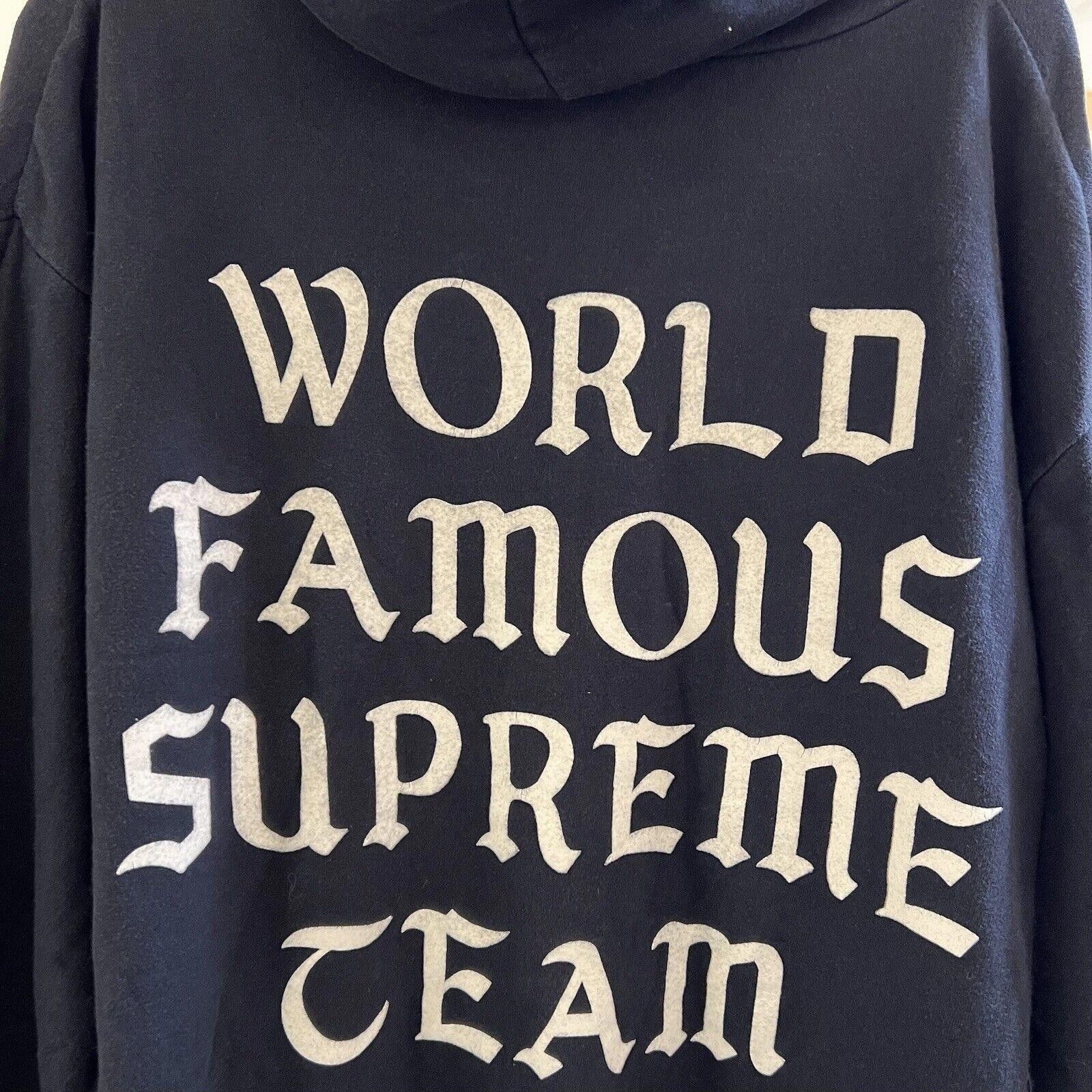 Supreme Rare Vintage World Famous Supreme Hoodie Sweatshirt NYC Size US 36 / EU 52 - 6 Thumbnail