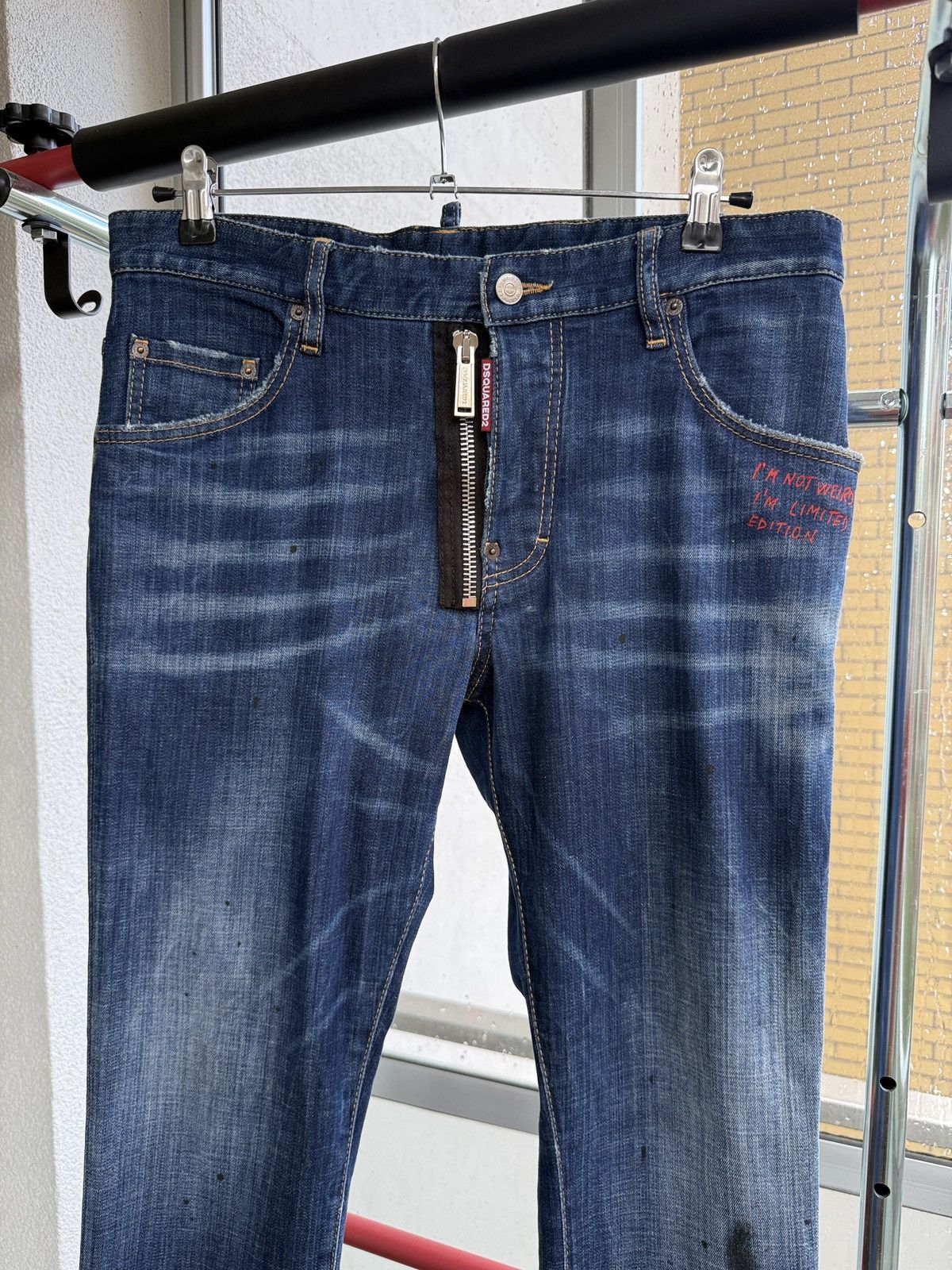 Dsquared2 Dsquared2 Jeans 'I'm not weird, I'm limited edition Size US 32 / EU 48 - 2 Thumbnail