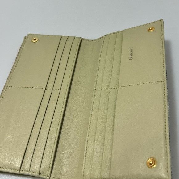 Burberry Burberry Gray Long Zip Bifold Wallet Beige Size ONE SIZE - 6 Thumbnail