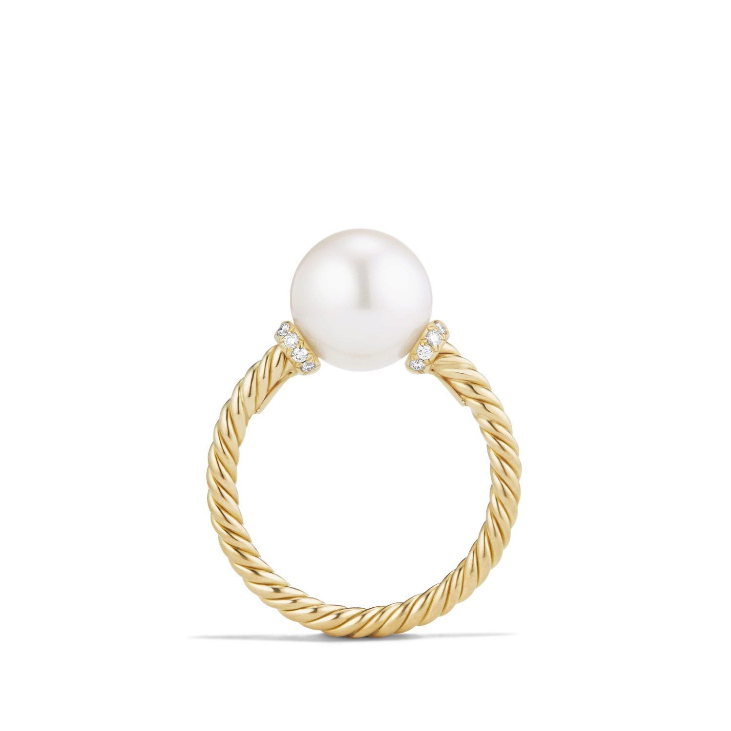 David Yurman o1s1wg111025 R12836D /Size 6 / Ring with Pearls in Golden Size ONE SIZE - 2 Thumbnail