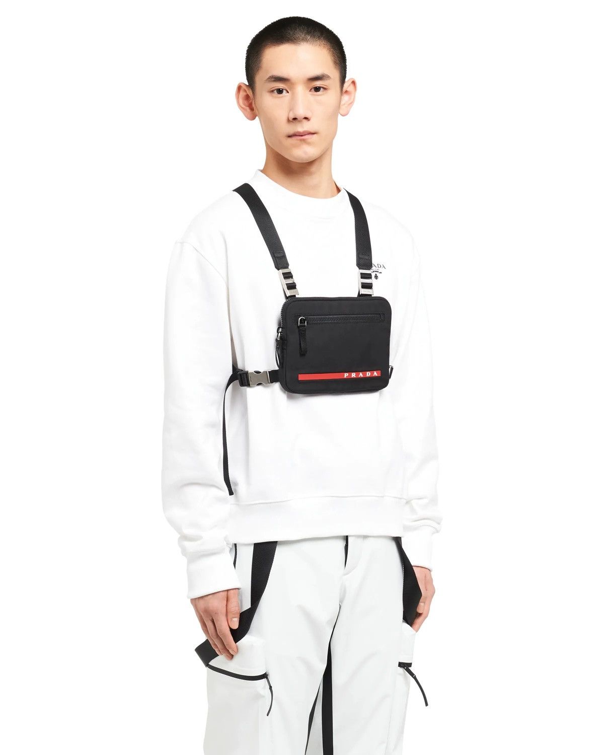 Prada Prada Linea Rossa Sport Chest Rig Bag Size ONE SIZE - 6 Thumbnail