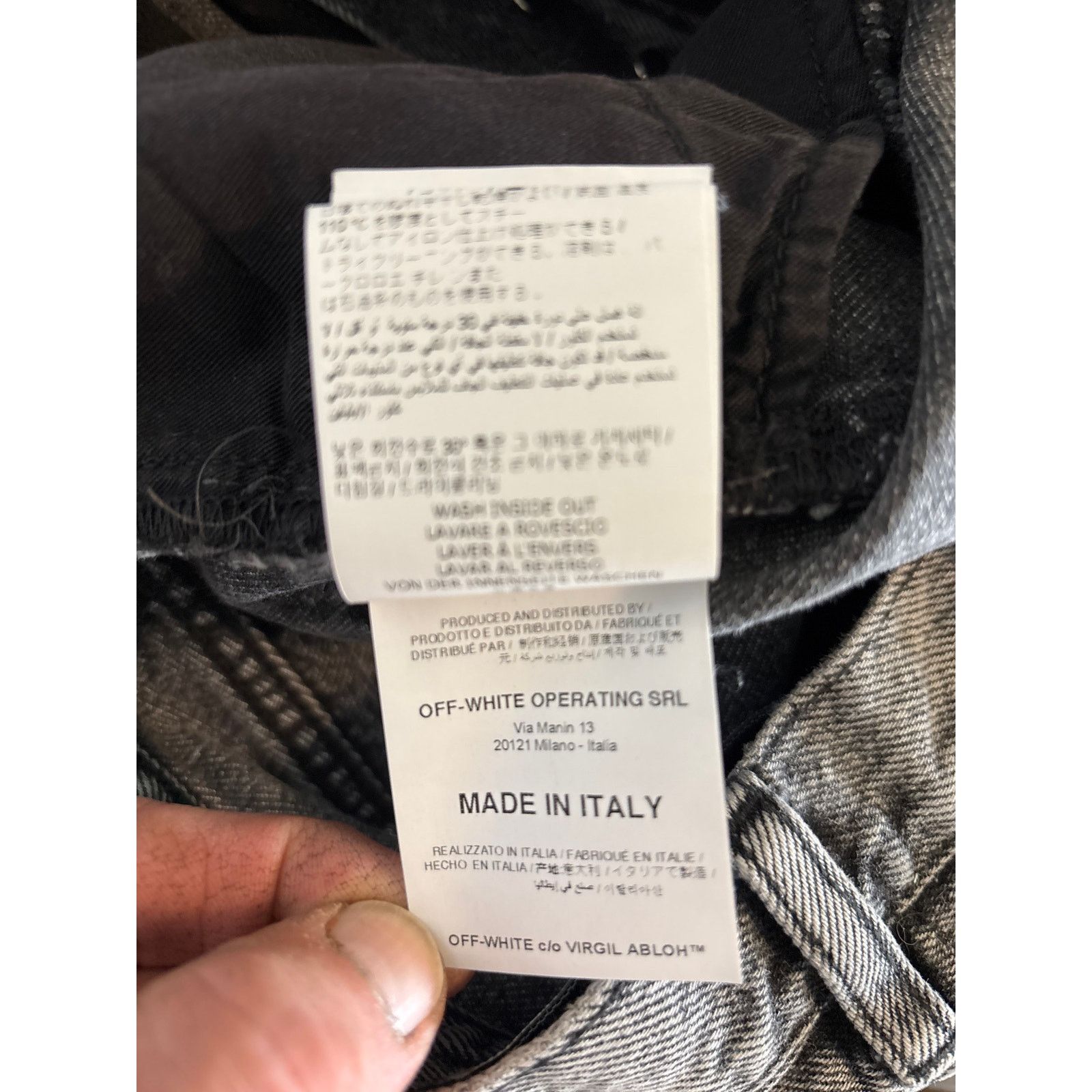 Off-White Off-White Women’s denim high waist daisy shorts 26 Size 26" / US 2 / IT 38 - 7 Thumbnail