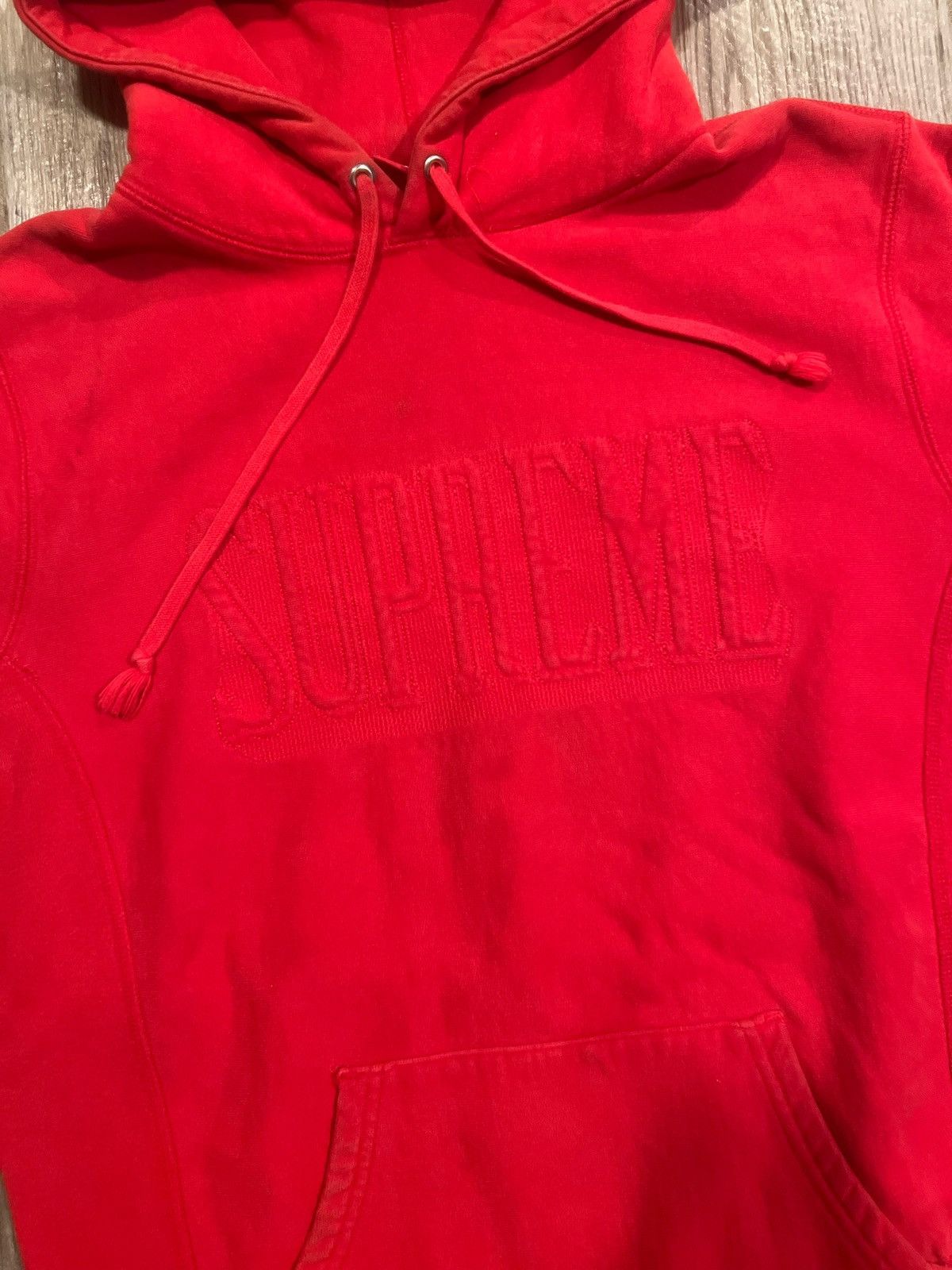 Supreme Supreme 2016 embroidered outline hooded sweatshirt Size US M / EU 48-50 / 2 - 5 Thumbnail