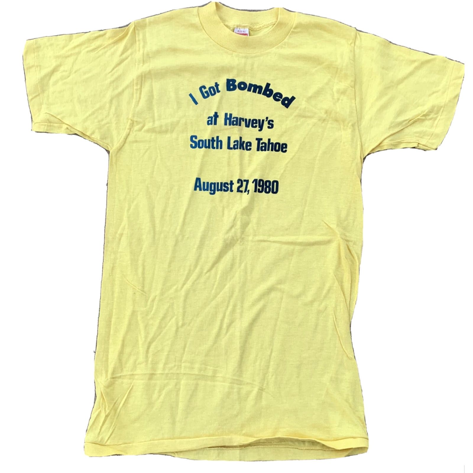 Vintage Vintage I Got Bombed at Harvey’s South Lake Tahoe August 27 1980 T Shirt M Size US M / EU 48-50 / 2 - 5 Thumbnail