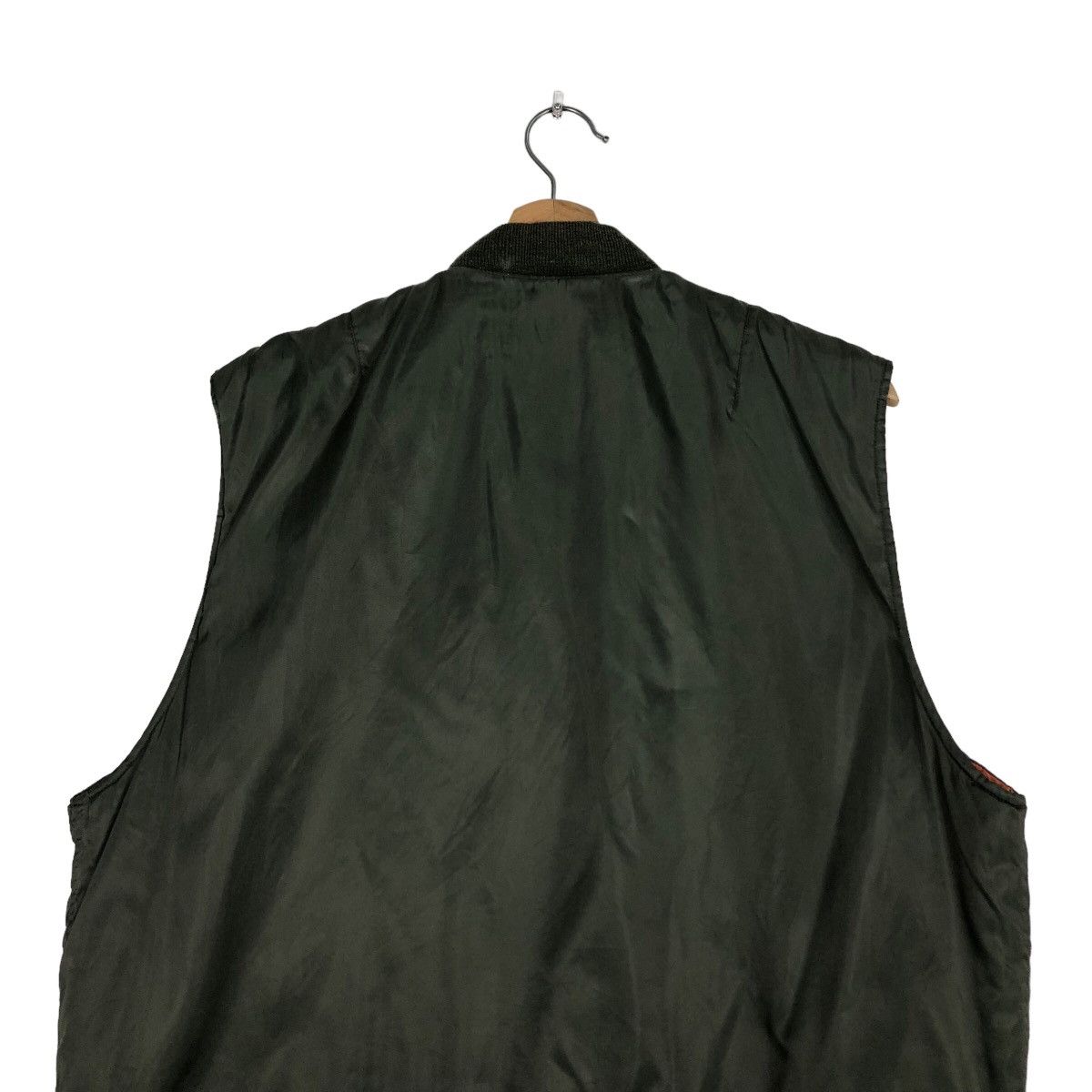 Japanese Brand 🔥Vintage Bomber Vest Jacket Ma-1 Military Buzz Ricksons Size US L / EU 52-54 / 3 - 9 Thumbnail