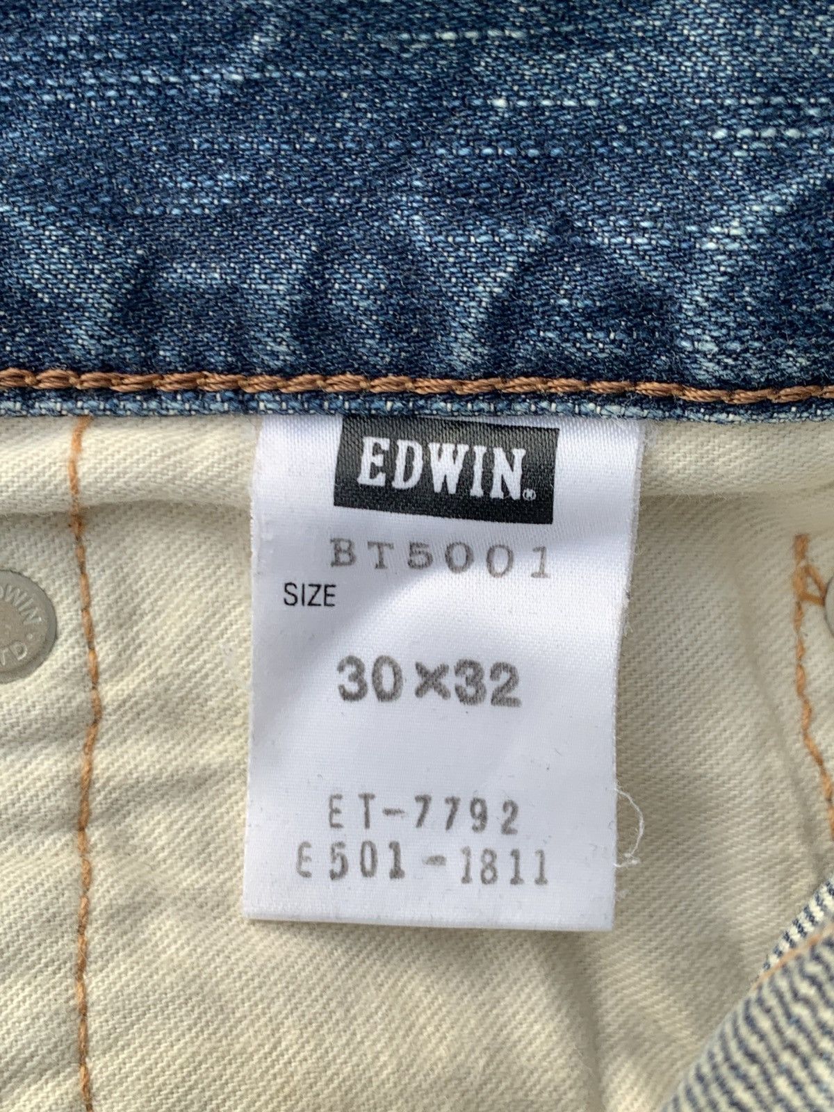 Edwin Flare Edwin crazy faded & vintage. Size US 31 - 3 Thumbnail