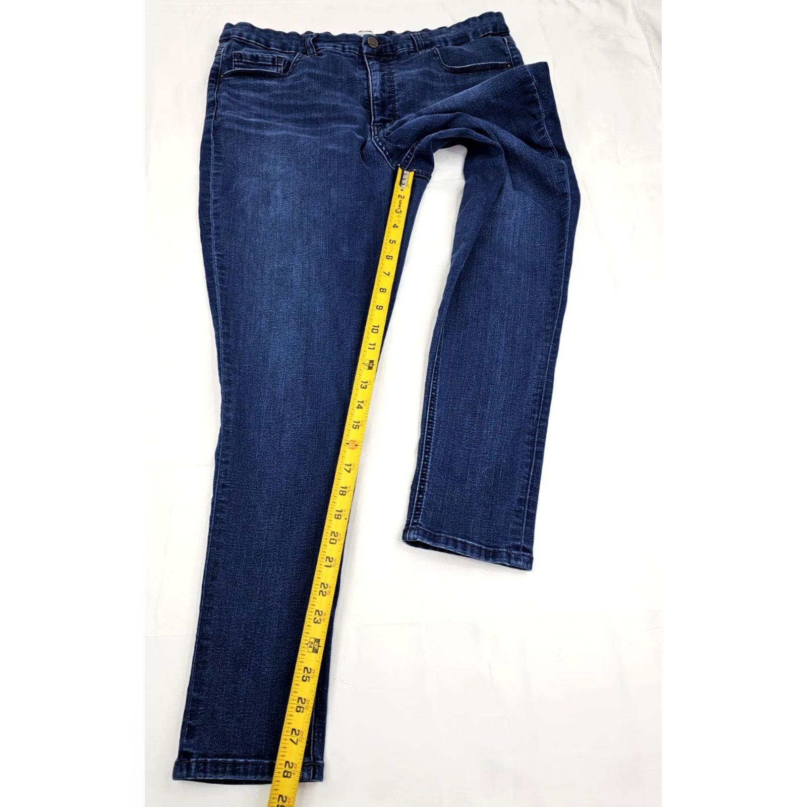 Vintage Buckle Parker High Rise Skinny Ankle Jeans Women 36 Blue Stretch Denim 28" Inseam Buckle BKE Parker Size 25" / US 0 / IT 36 - 3 Thumbnail