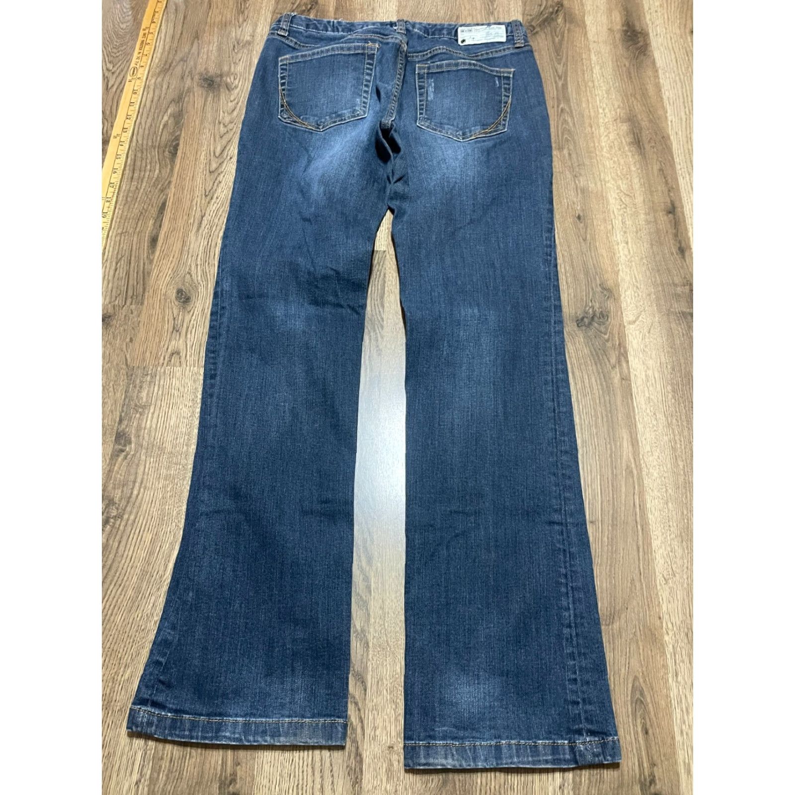 Converse Converse Jeans Women's 8 Blue Denim Straight Pockets One Star Stars Regular Size 8 Womens Jeans Size 30" / US 8 / IT 44 - 2 Thumbnail