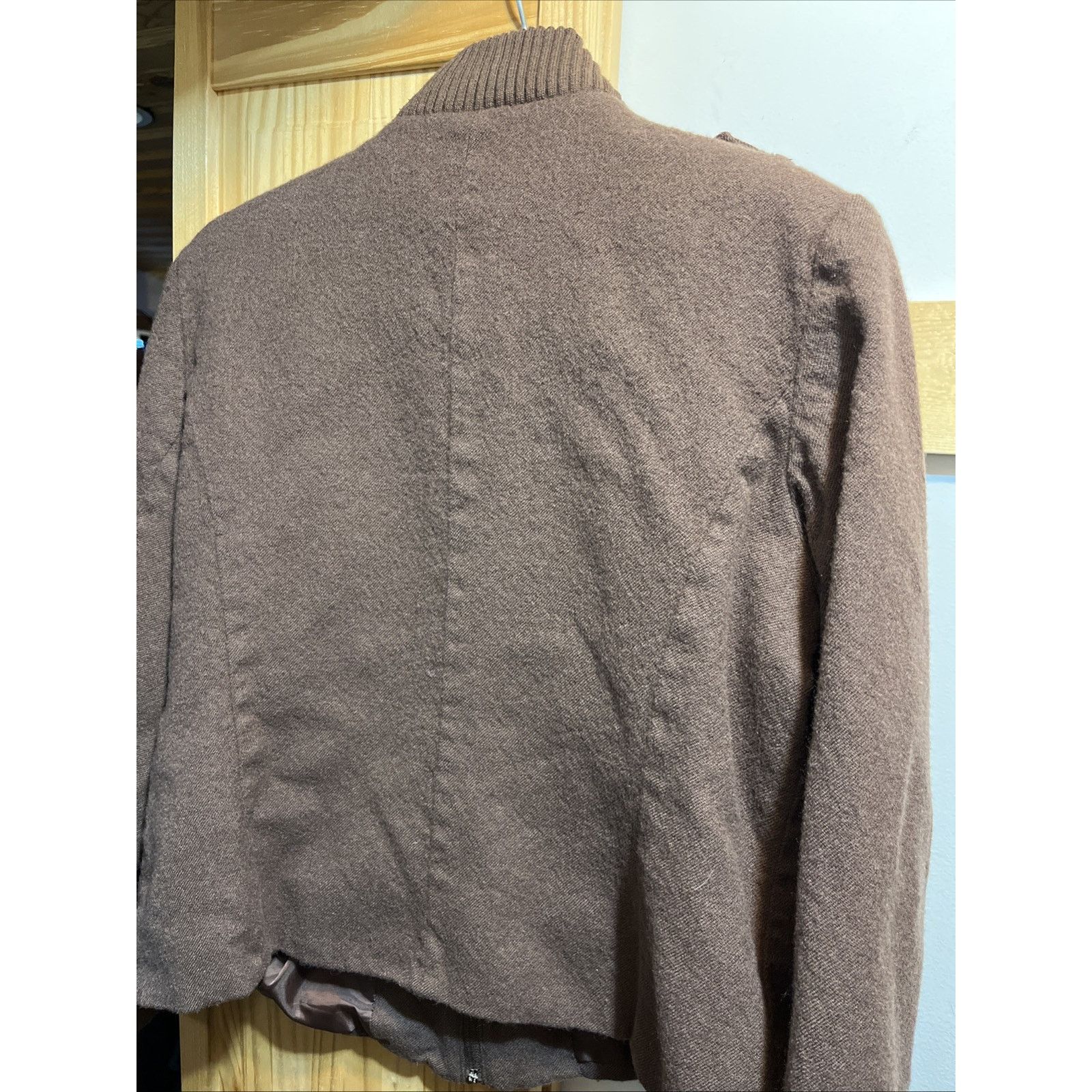 Other Sag Harbor 100% Wool Jacket Womens Size 16 Large Brown VTG Size XXL / US 16-18 / IT 52-54 - 10 Thumbnail