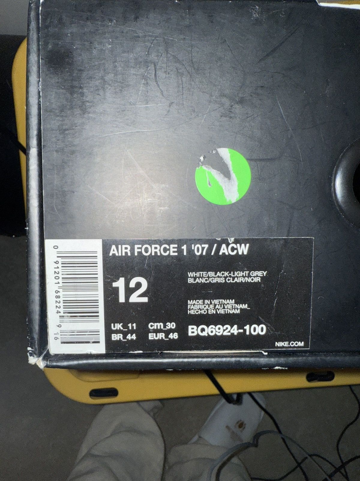 A-COLD-WALL* × Nike Nike air force 1 ACW Size US 11.5 / EU 44-45 - 10 Thumbnail