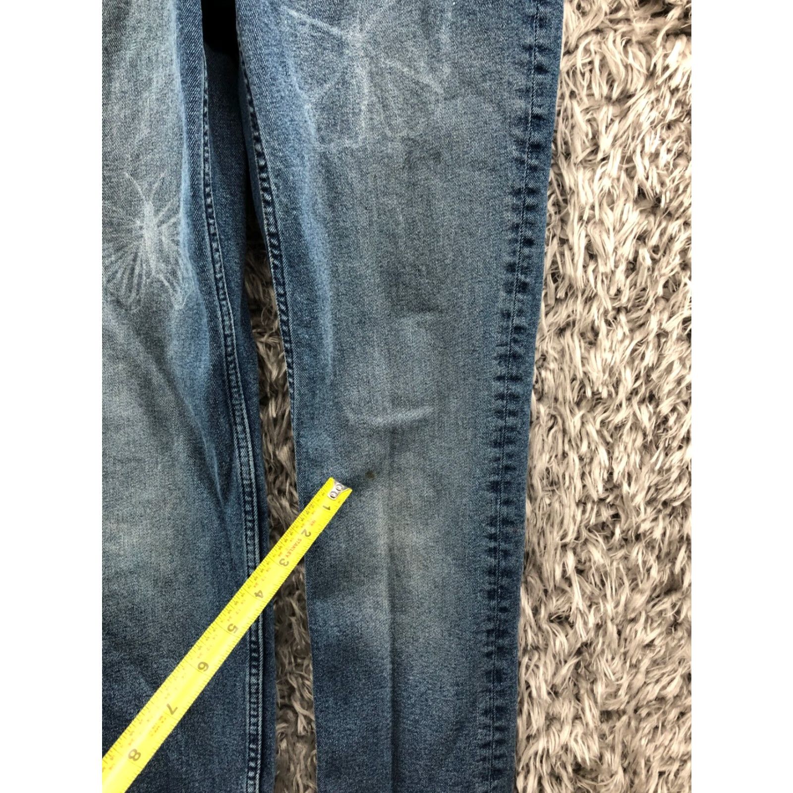 H&M H&M Skinny Jeans Size 28 Womens Mid Rise Dark Wash Blue Denim Accented Jeans 5-Pocket Belt Loops Zipper Button Logo Size 28" / US 6 / IT 42 - 6 Thumbnail