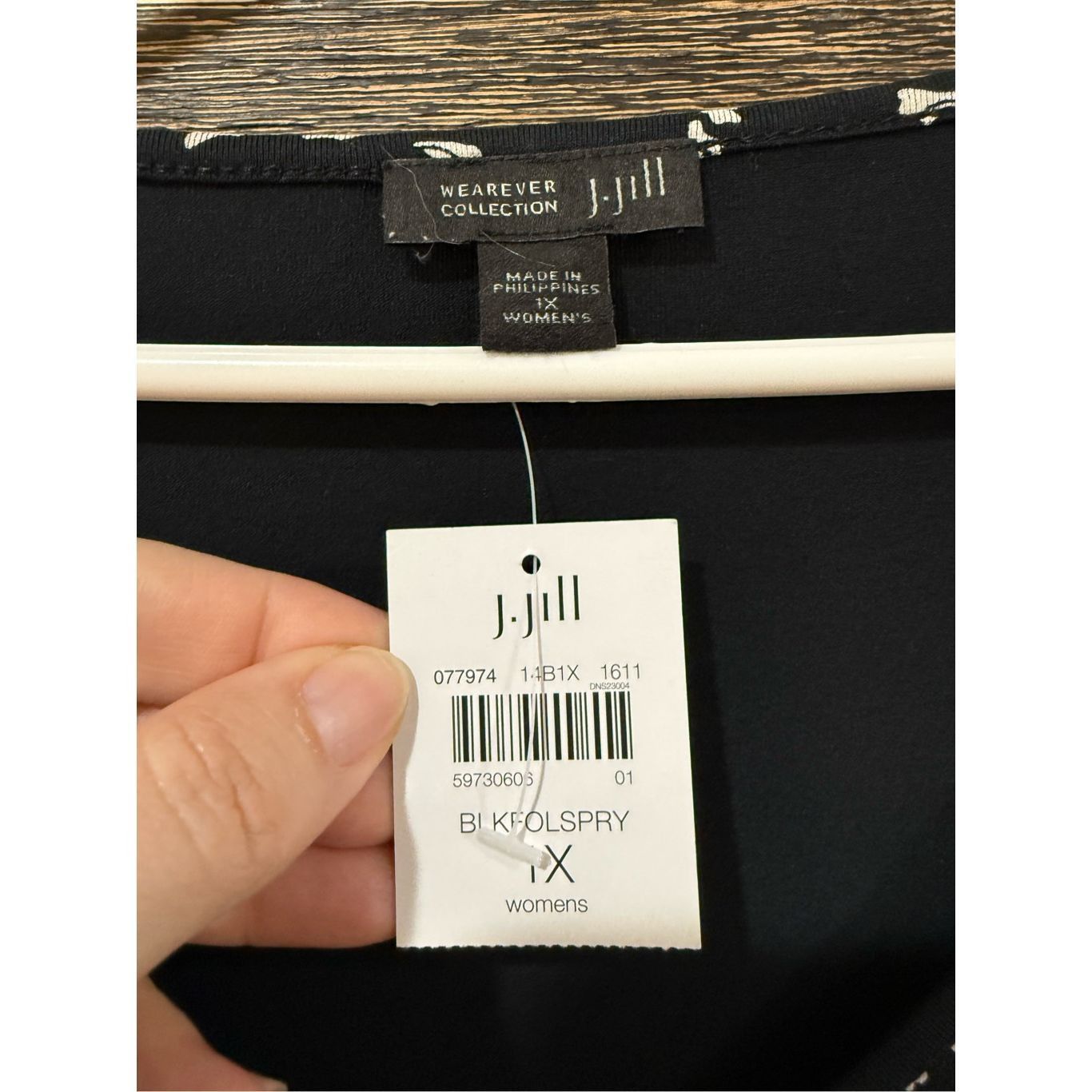Other J Jill NWT Black Tan Print Knit Dress Wearever Collection Lo Size XL / US 12-14 / IT 48-50 - 3 Thumbnail