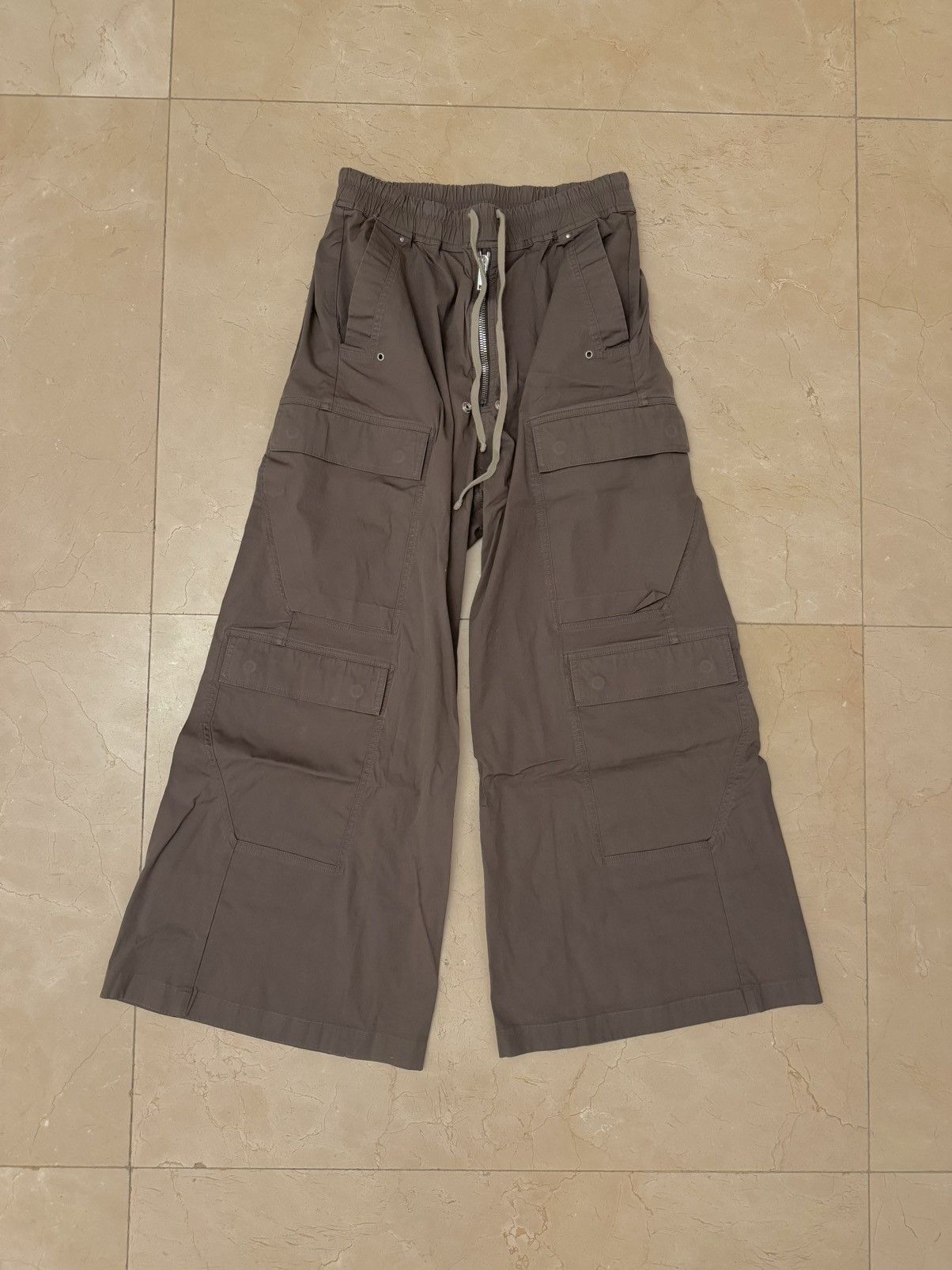 image of Rick Owens Bela Cargo Pants in Grey, Men's (Size 34)