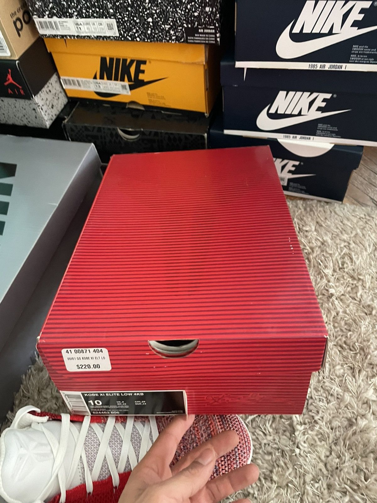 Nike Nike Kobe 11 Elite Low 4KB ‘Red Horse’ Size US 10 / EU 43 - 10 Thumbnail