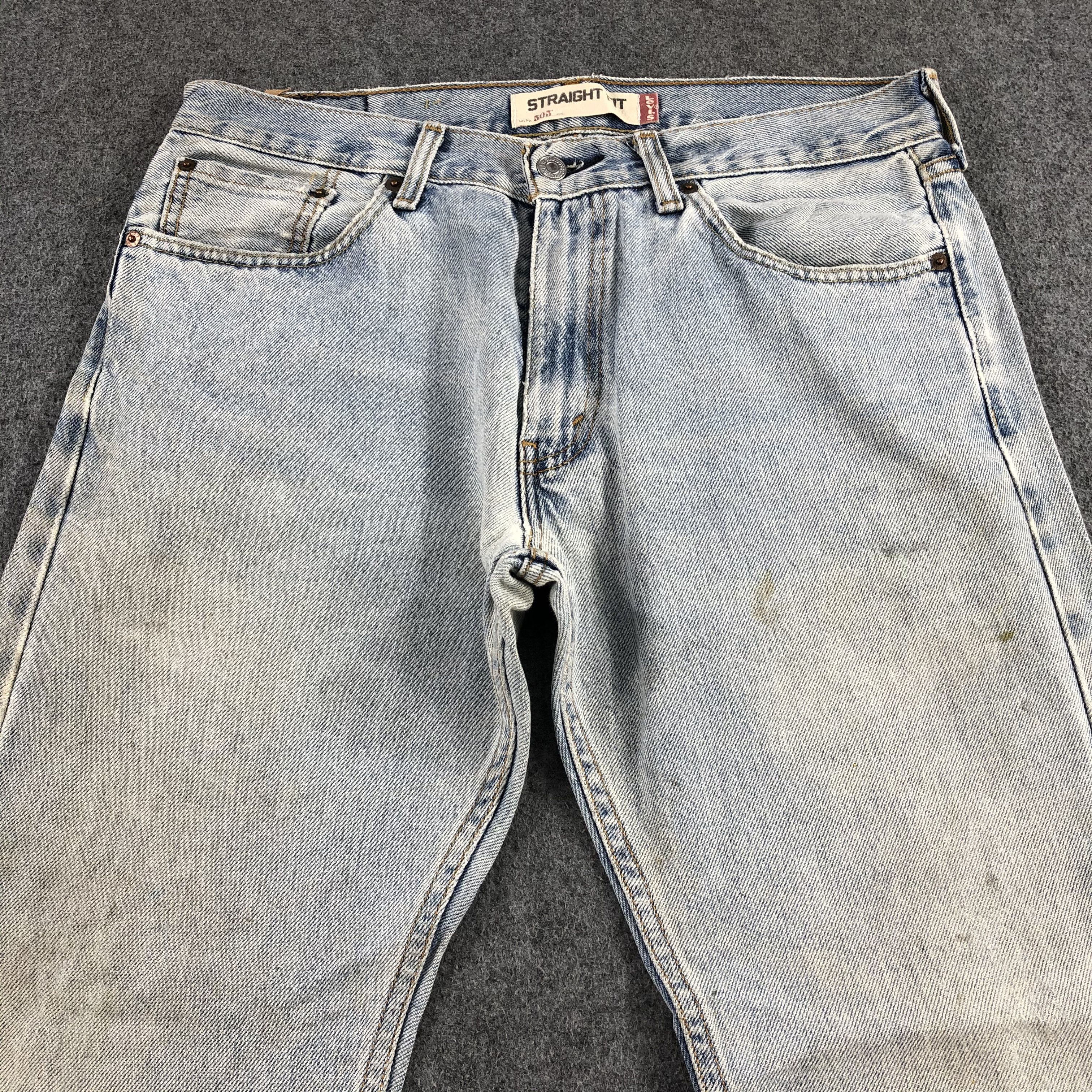 Levi's Vintage Light Wash Levis 501 Jeans-J1657 Size US 34 / EU 50 - 3 Thumbnail