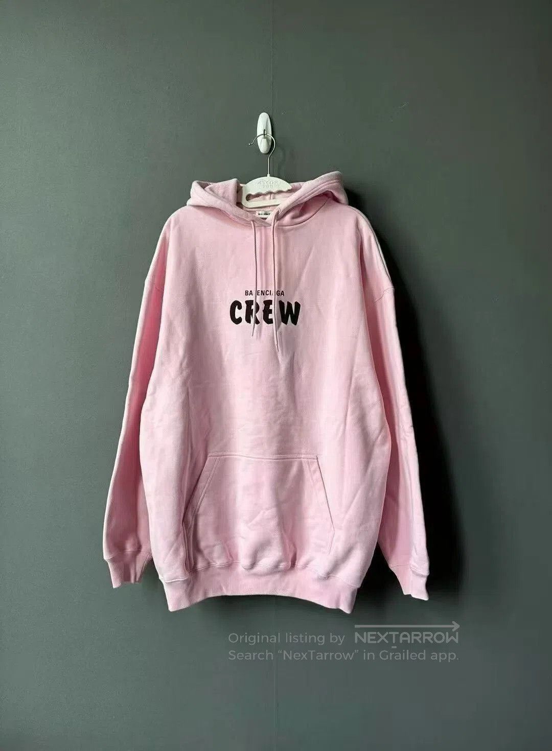 Balenciaga Balenciaga Pink Crew Neck Hoodie. Size XS / US 0-2 / IT 36-38 - 1 Thumbnail