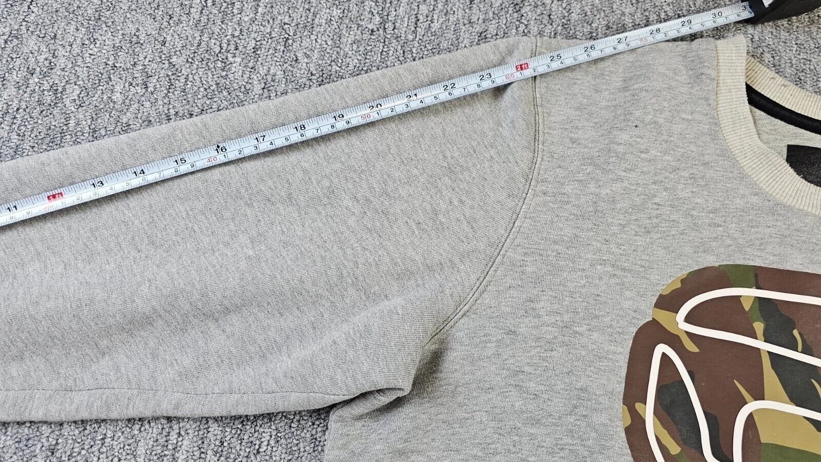 G-Star G-Star Raw Cheldan Crewneck Sweatshirt Gray Camo Logo Men L Size US L / EU 52-54 / 3 - 10 Thumbnail