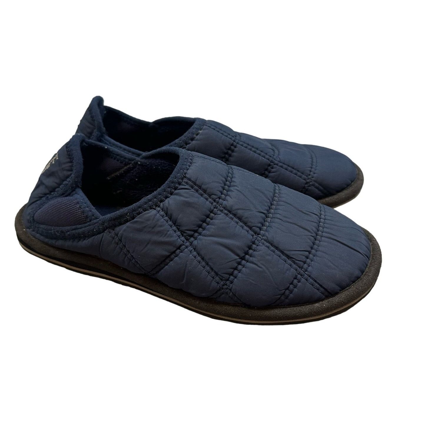 L.L. Bean LL Bean Navy Blue Quilted Slippers Slides Slip On Shoes 7 7M Size US 7 / IT 37 - 1 Thumbnail