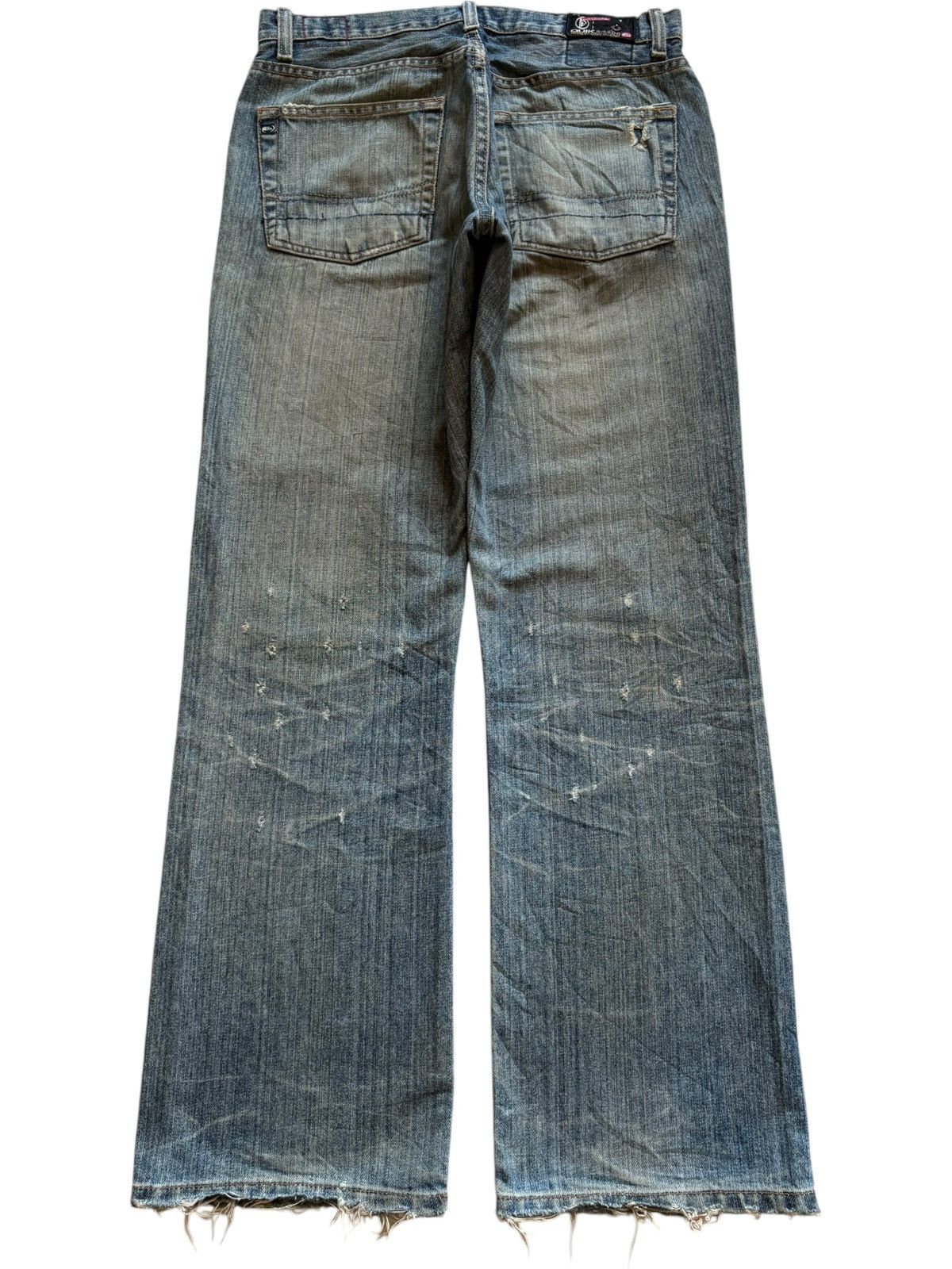 Quicksilver Vintage Quiksilver Mud Wash Distressed Baggy Jeans Size US 31 - 2 Thumbnail