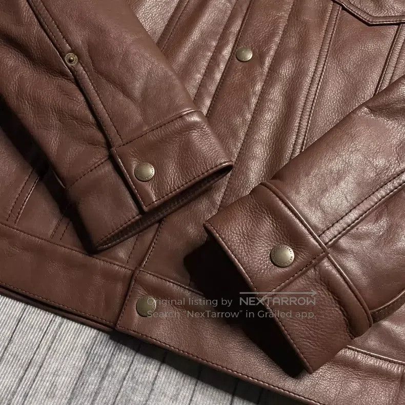Neighborhood Neighborhood 13AW Vintage Real Leather Biker Jacket with H Size US L / EU 52-54 / 3 - 8 Thumbnail