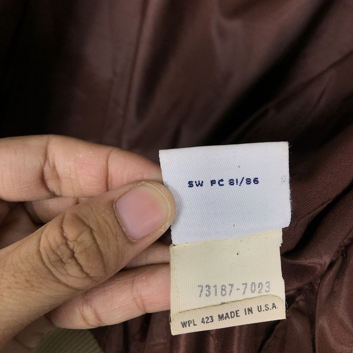 Levi's 🔥VINTAGE BIKER LEVI’S USA PUFFER DOWN JACKET MULTI COLOUR Size US M / EU 48-50 / 2 - 21 Thumbnail