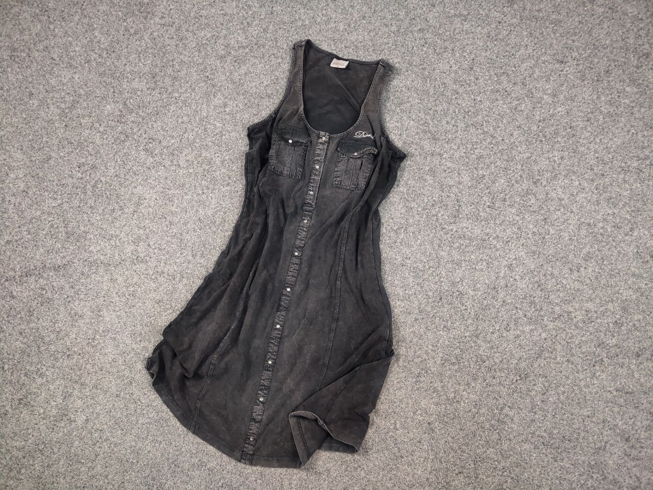 Diesel Vintage Diesel Y2K Style Tank dress medium length graphite Size XL / US 12-14 / IT 48-50 - 3 Thumbnail