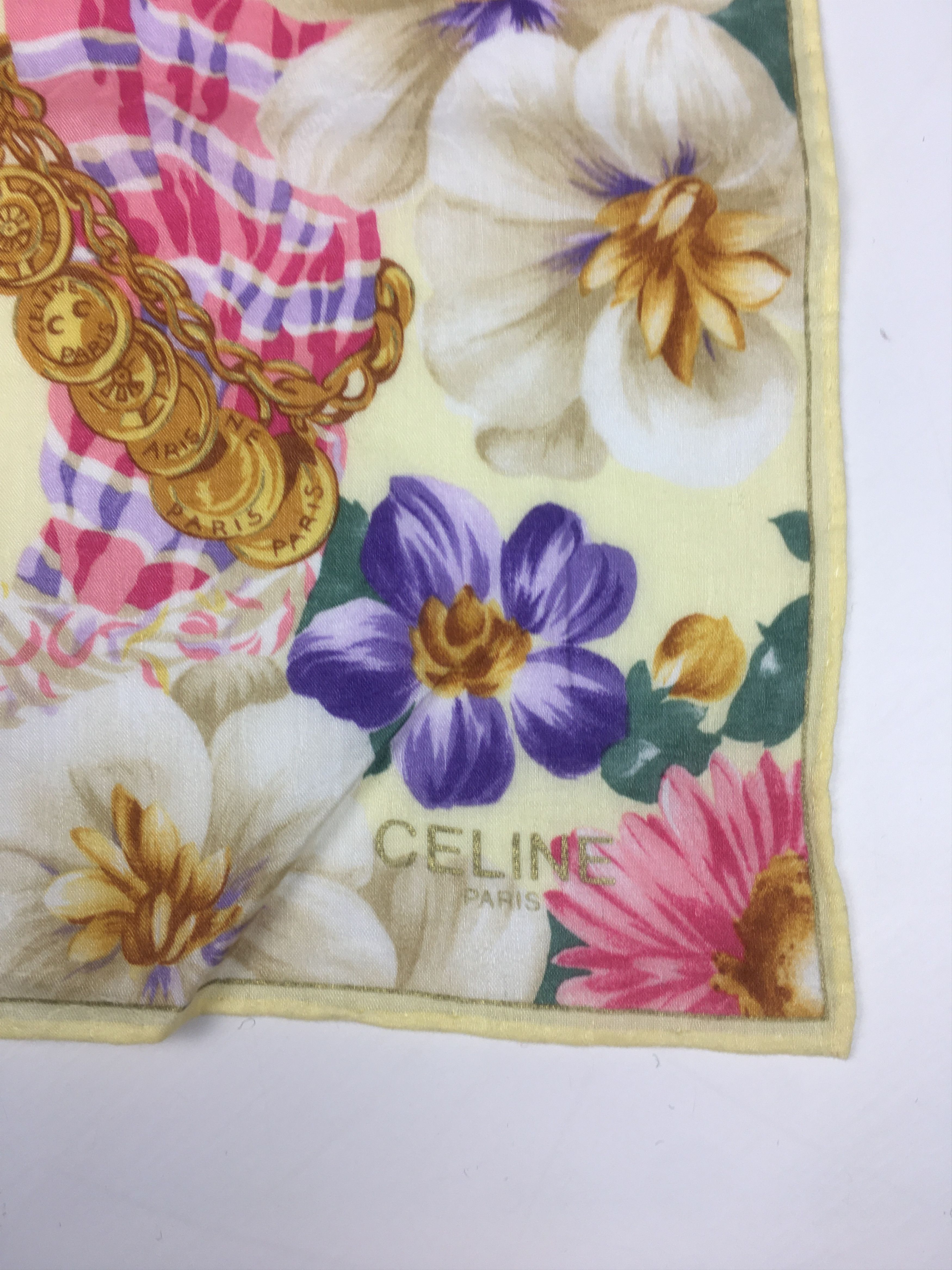 Celine Celine Handkerchief / Bandana / Neckerchief HKC0183 Size ONE SIZE - 4 Thumbnail
