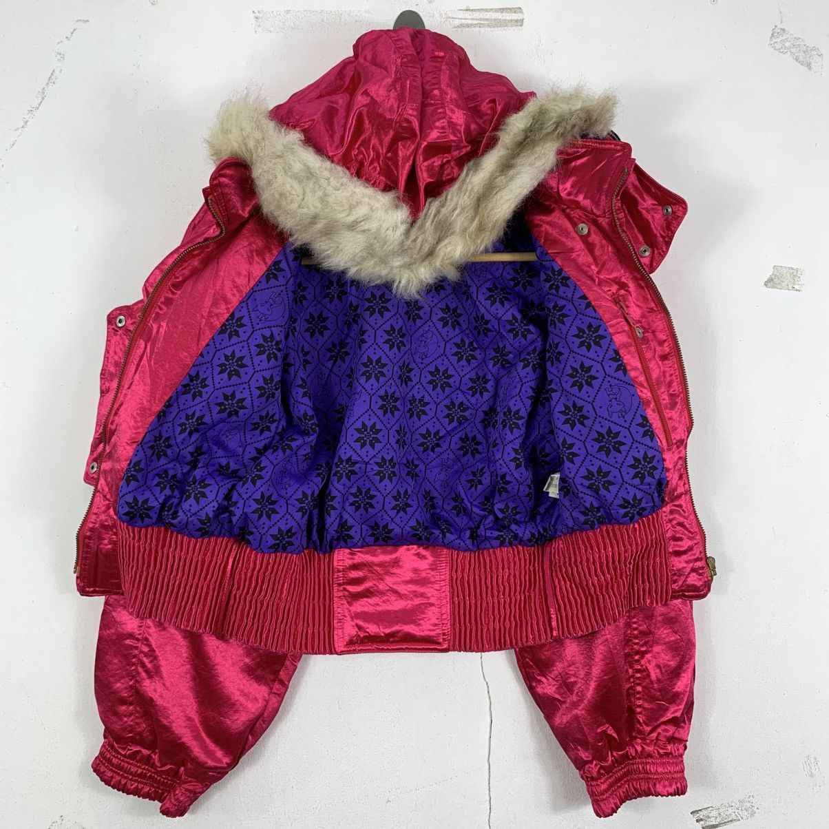 Goldwin Vintage 90s GOLDWIN VOLPE NEVE Japanese Brand Bomber Jacket Size M / US 6-8 / IT 42-44 - 5 Thumbnail