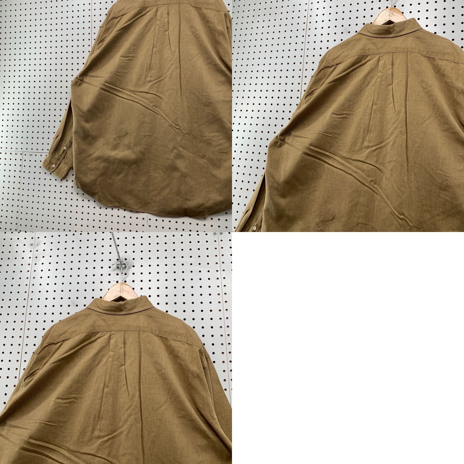 Ralph Lauren VINTAGE Ralph Lauren Button-Up Shirt Men 2XL Brown Blake Two Ply Cotton Herringbone Size US XXL / EU 58 / 5 - 9 Thumbnail